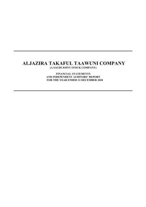 Aljazira Takaful Taawuni Company (A Saudi Joint Stock Company)