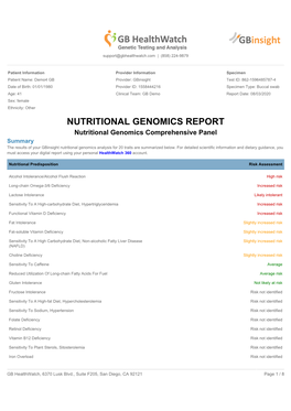 Sample Report