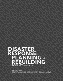 P2677 Disaster Response: Planning & Rebuilding Toolkit Version
