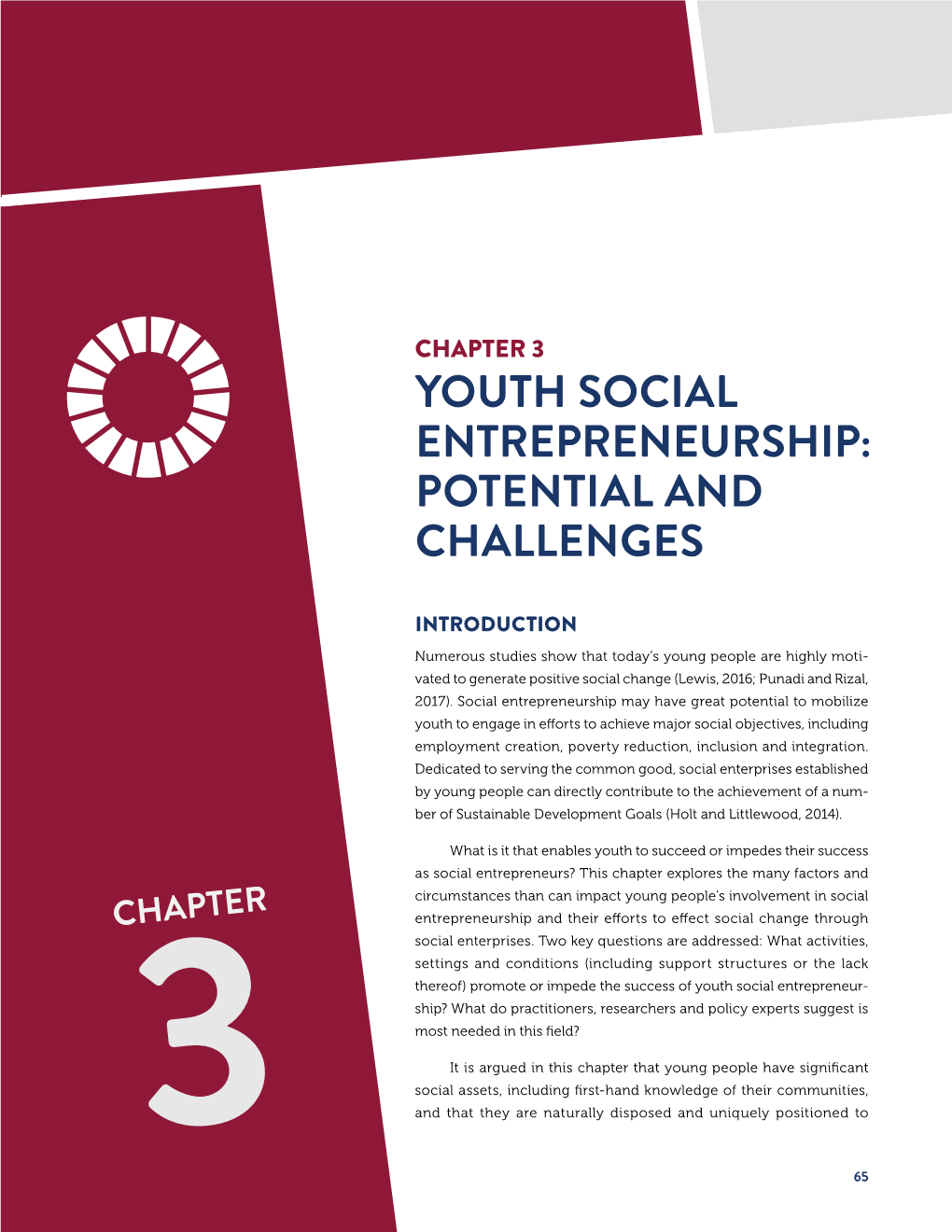 Chapter 3: Youth Social Entrepreneurship: Potential And