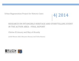 Research on Intangible Heritage and Storytelling Event