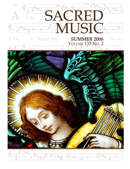 Sacred Music Volume 133, Number 3