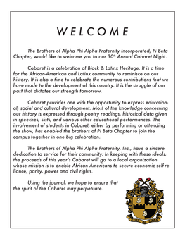 The History of Alpha Phi Alpha Since Its Founding on December 4, 1906, Alpha Phi Alpha Fraternity, Inc