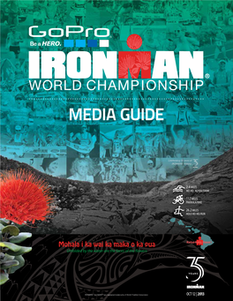 2013 IRONMAN World Championship Media Guide