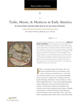 Turks, Moors, & Moriscos in Early America