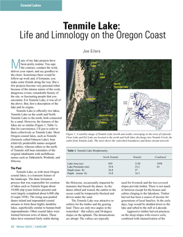 Tenmile Lake: Life and Limnology on the Oregon Coast