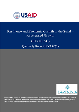 REGIS-AG) Quarterly Report (FY15/Q3)