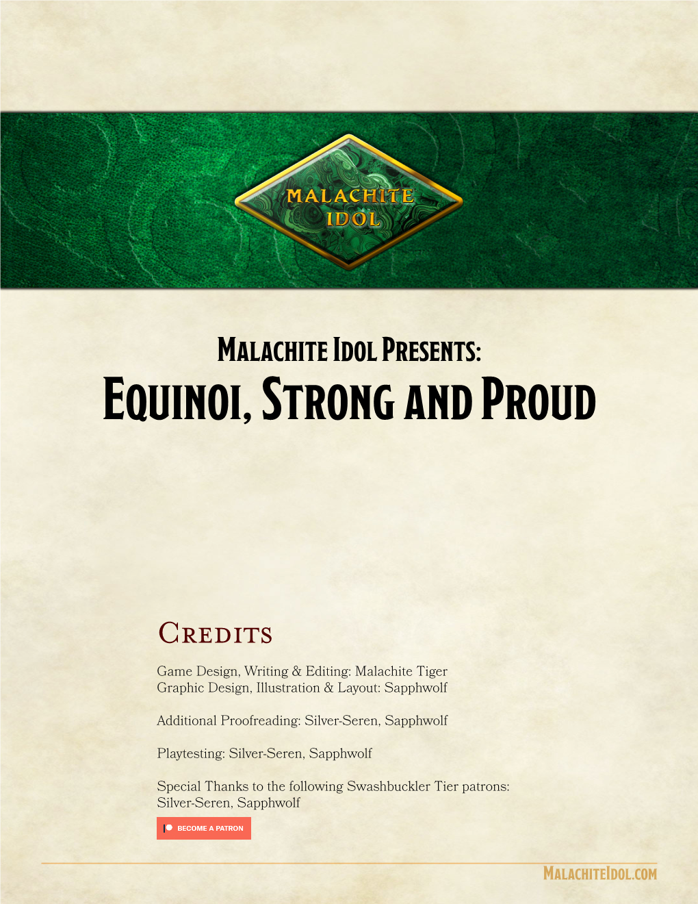 Equinoi, Strong and Proud