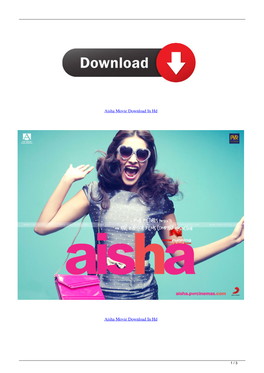Aisha Movie Download in Hd