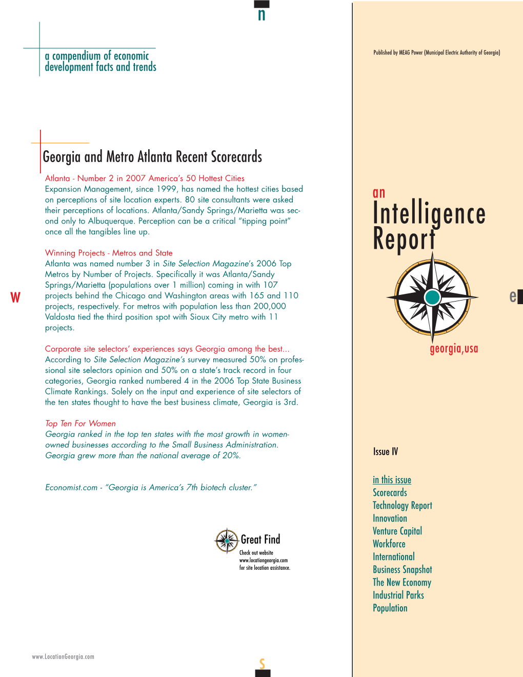 Anintelligence Report