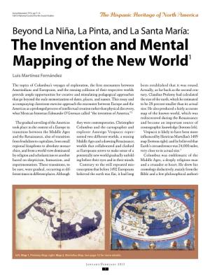 The Invention and Mental Mapping of the New World1 Luis Martínez Fernández