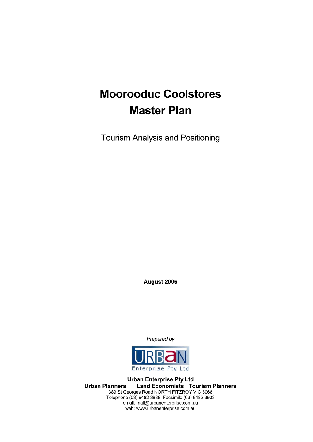 Moorooduc Coolstores Master Plan