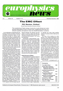 The EMC Effect P.B