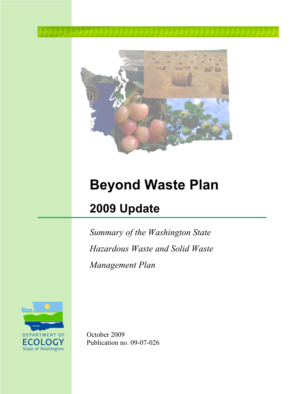 Beyond Waste Plan 2009 Update