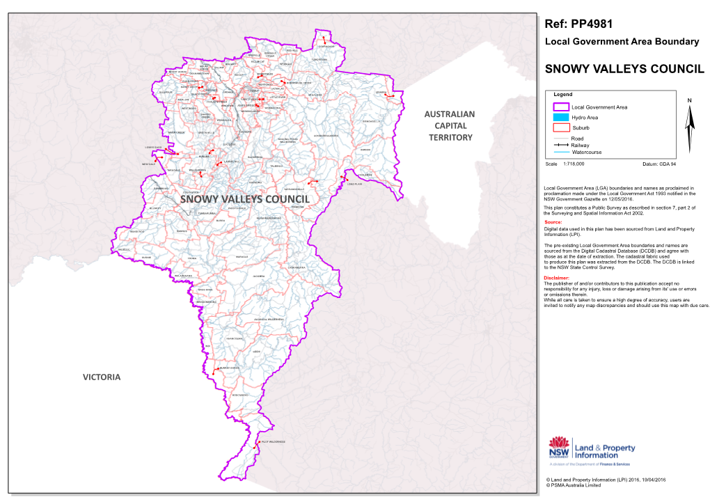 Pp4981 Snowy Valleys Council