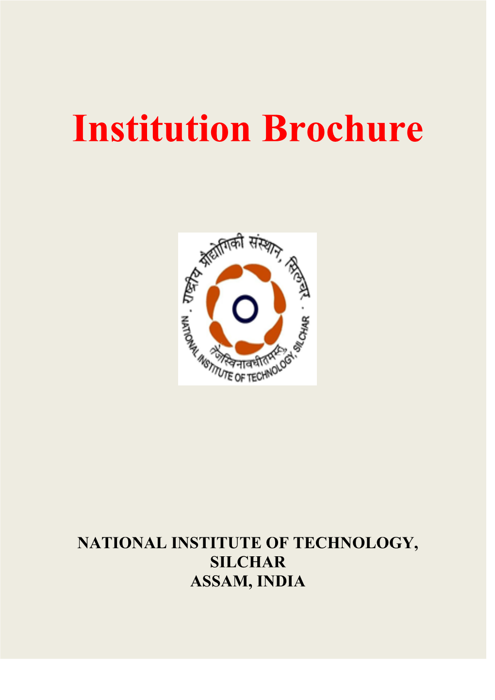 Institution Brochure