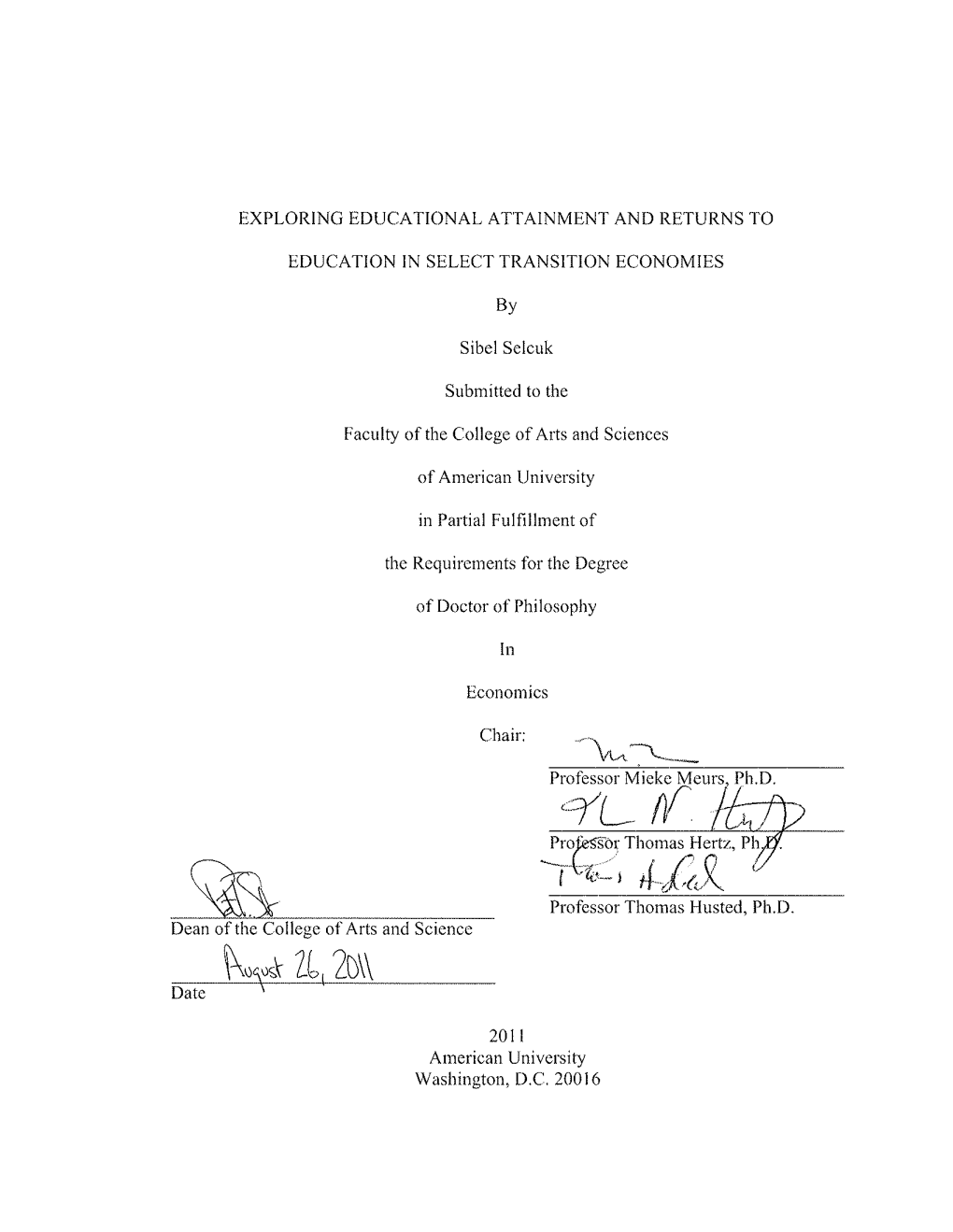 Exploring Educational Attainment and Returns to Education in Select