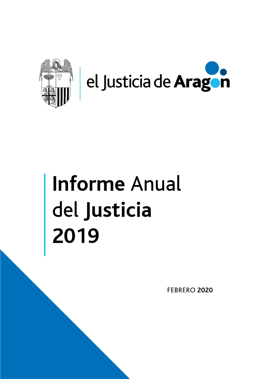 Informe Anual 2019. El Justicia De Aragón