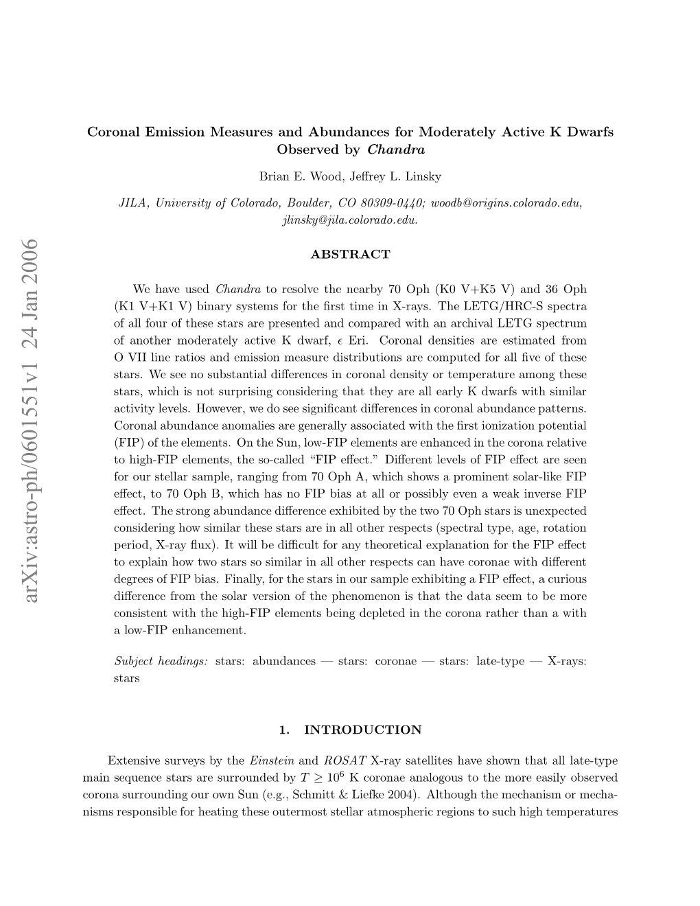 Coronal Emission Measures and Abundances for Moderately Active