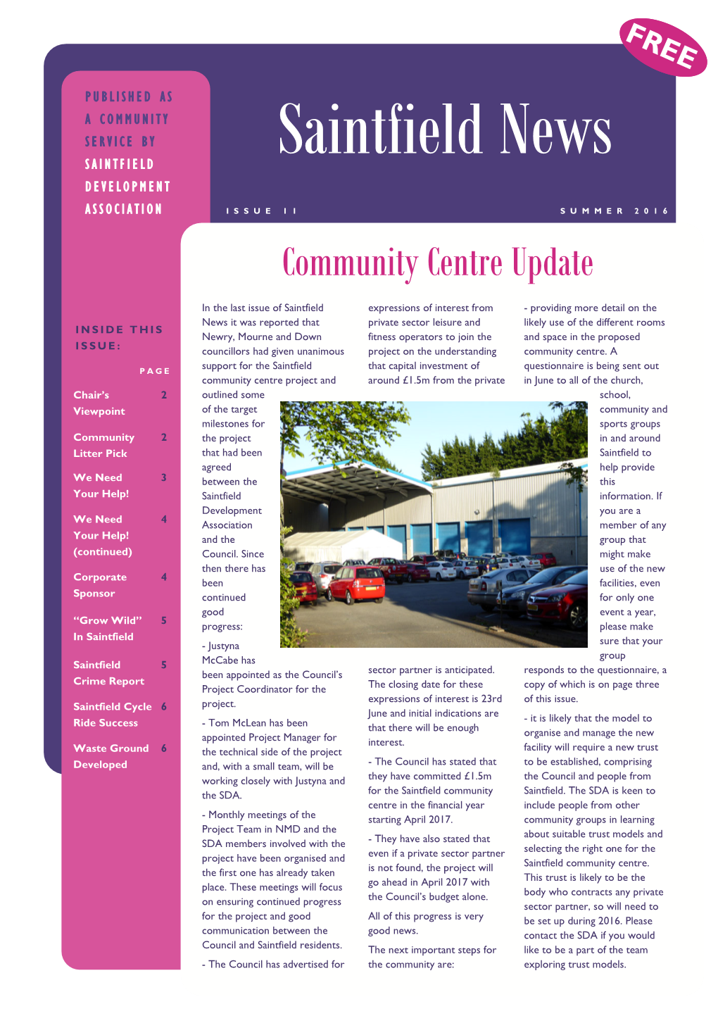 Saintfield News DEVELOPMENT