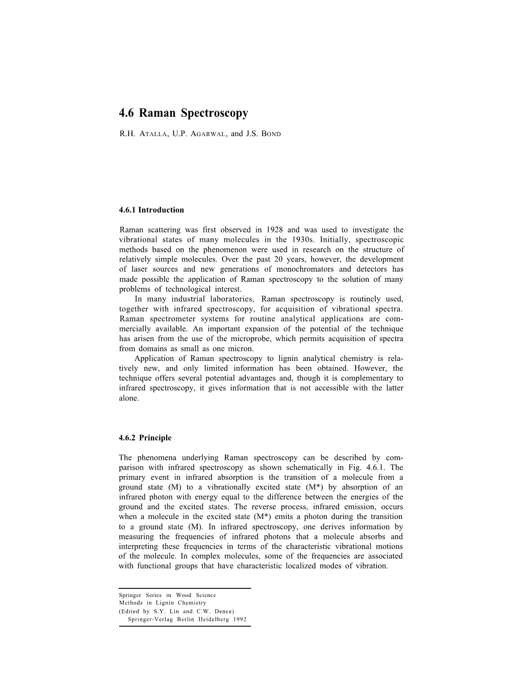 4.6 Raman Spectroscopy