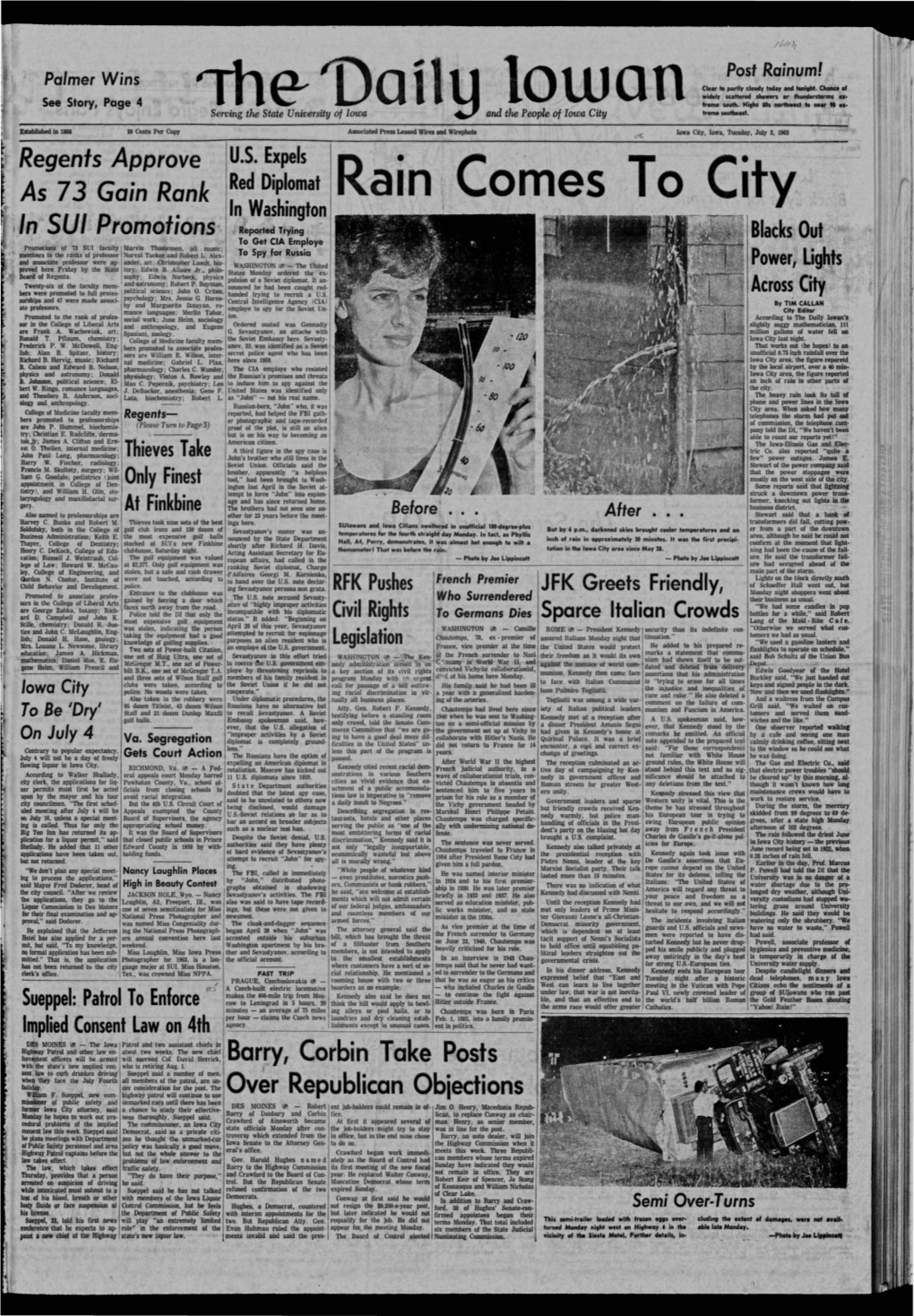 Daily Iowan (Iowa City, Iowa), 1963-07-02