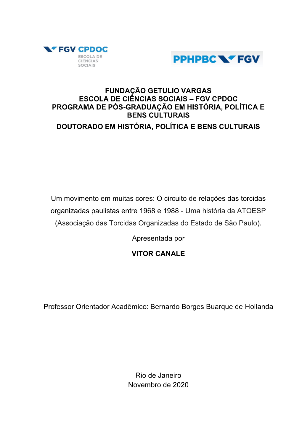 Doutorado Vitor Canale2.Pdf (1.808Mb)