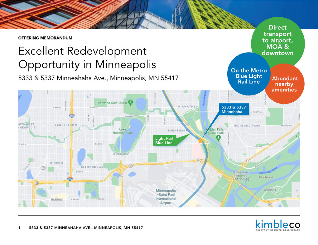 Excellent Redevelopment Opportunity in Minneapolis