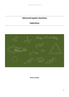 Advanced Organic Chemistry Laboratory