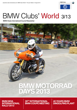 BMW Clubs' World 3/13
