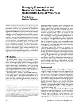 Science and Stewardship to Protect and Sustain Wilderness Values: Eighth World Wilderness Congress Symposium