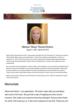 Dinkins August 4, 1953 - March 28, 2015