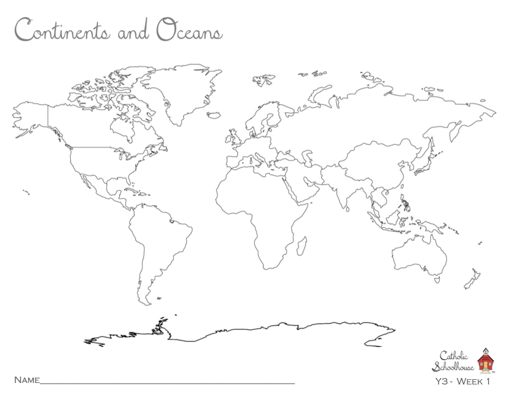 Continents and Oceans