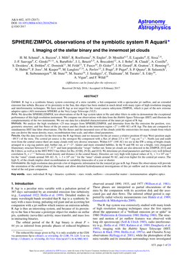 SPHERE/ZIMPOL Observations of the Symbiotic System R Aquarii? I