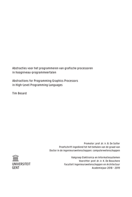 Abstractions for Programming Graphics Processors in High-Level Programming Languages