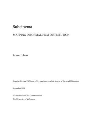 Mapping Informal Film Distribution