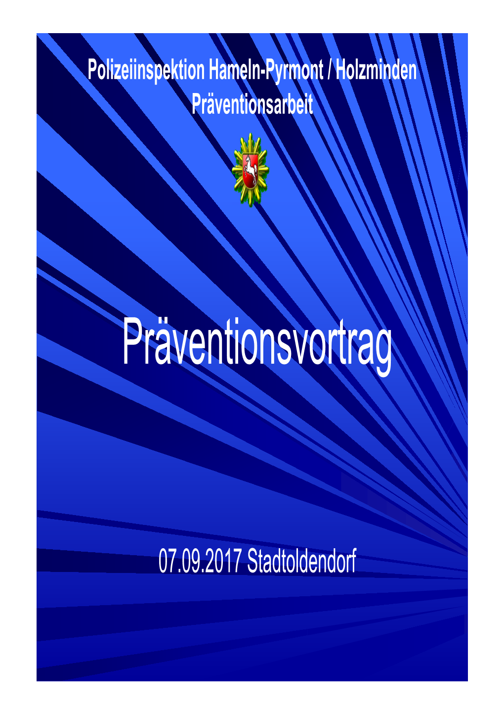 Präventionsvortrag