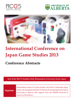 International Conference on Japan Game Studies 2013
