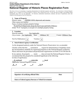 National Register of Historic Places Registration Form