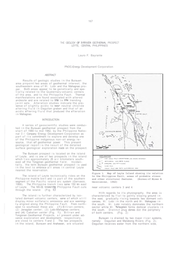 The Geology of Geothermal Prospect Leyte, Central Philippines