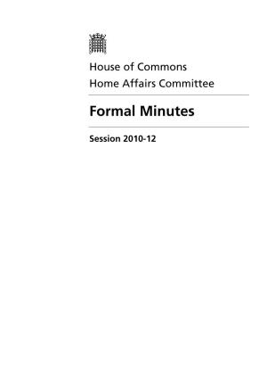 Home Affairs Committee