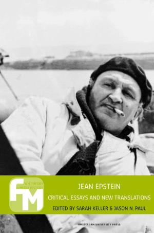 Jean Epstein Critical Essays and New Translations