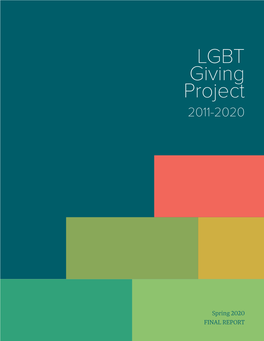 LGBT Giving Project 2011-2020