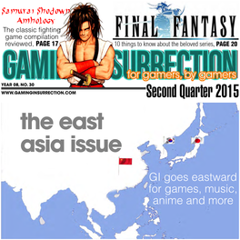 Second Quarter 2015 the East Asia Issue