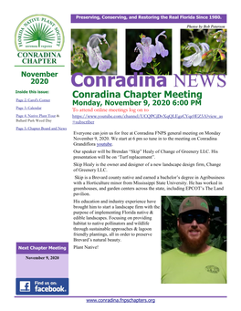 Conradina Chapter Meeting Page 2