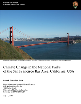 Climate Change in the National Parks of the San Francisco Bay Area