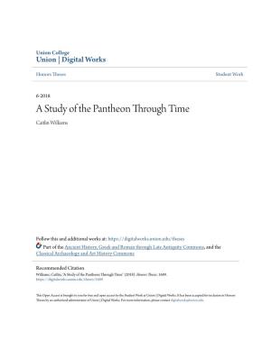 A Study of the Pantheon Through Time Caitlin Williams