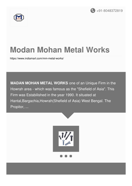 Modan Mohan Metal Works