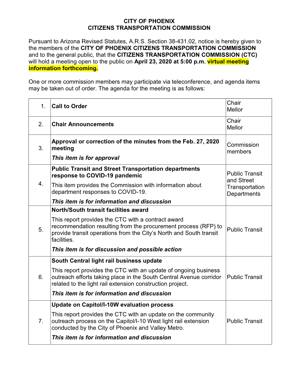 CTC Packet April 2020.Pdf