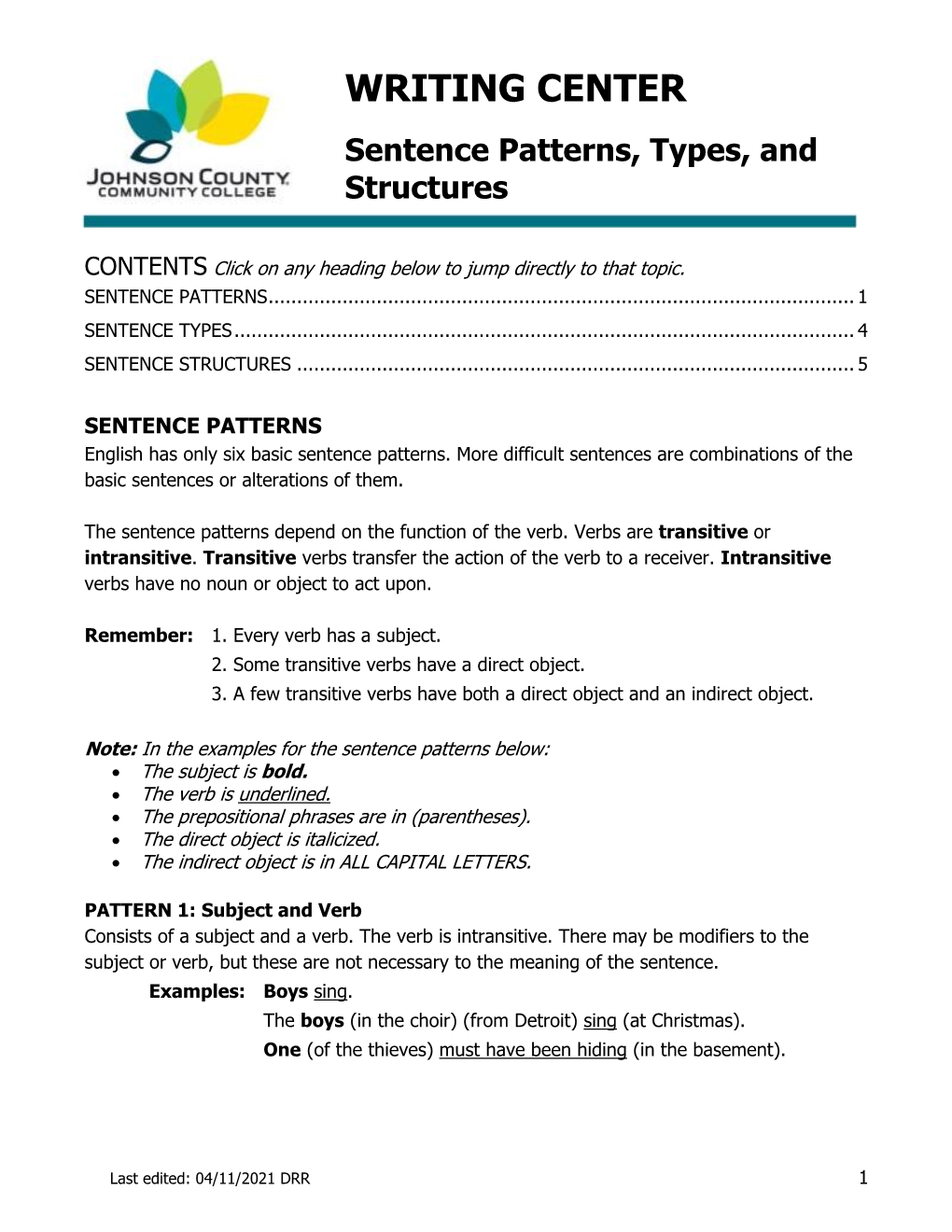 sentence-types-and-patterns-docslib